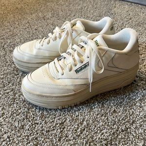 Reebok Beige Club C Extra Sneakers